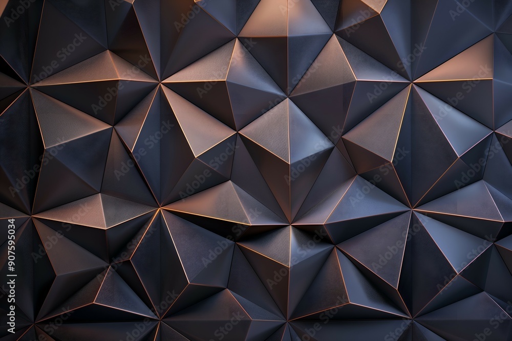 Luxury 3D Geometric Background with Platinum Texture Luxury 3D Geometric Background with Platinum Texture