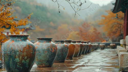 Funerary Jars at Pohyon Temple photo