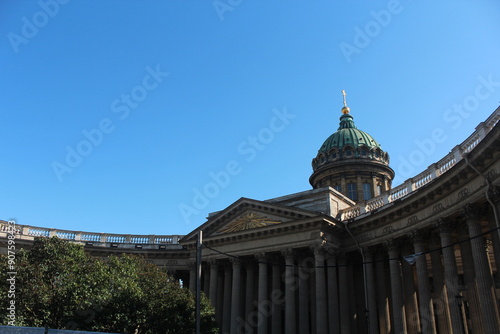 St Petersburg Nevski Prospect, Neva River view, Kazan Cathedral, Bloody Church, Singer Building, Smol'nyy Cathedral view, Hermitage Museum, Voskresenia Khristova Church. St. Petersburg Russia photo