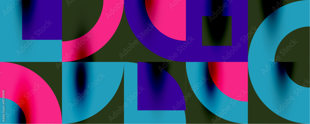 Neo memphis geometric pattern with circles, squares. Pop art abstract background for covers, banners, flyers and posters and other templates Neo memphis geometric pattern with circles, squares. Pop art abstract background for covers, banners, flyers and posters and other templates