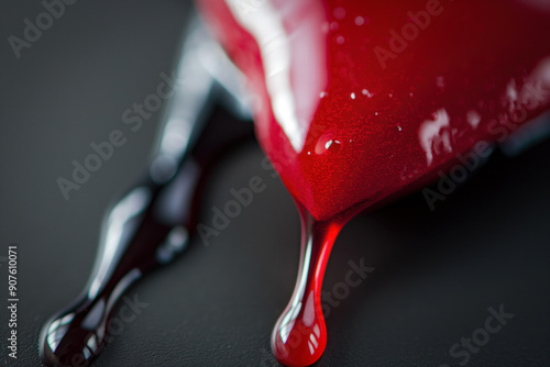 Drippy heart illustration