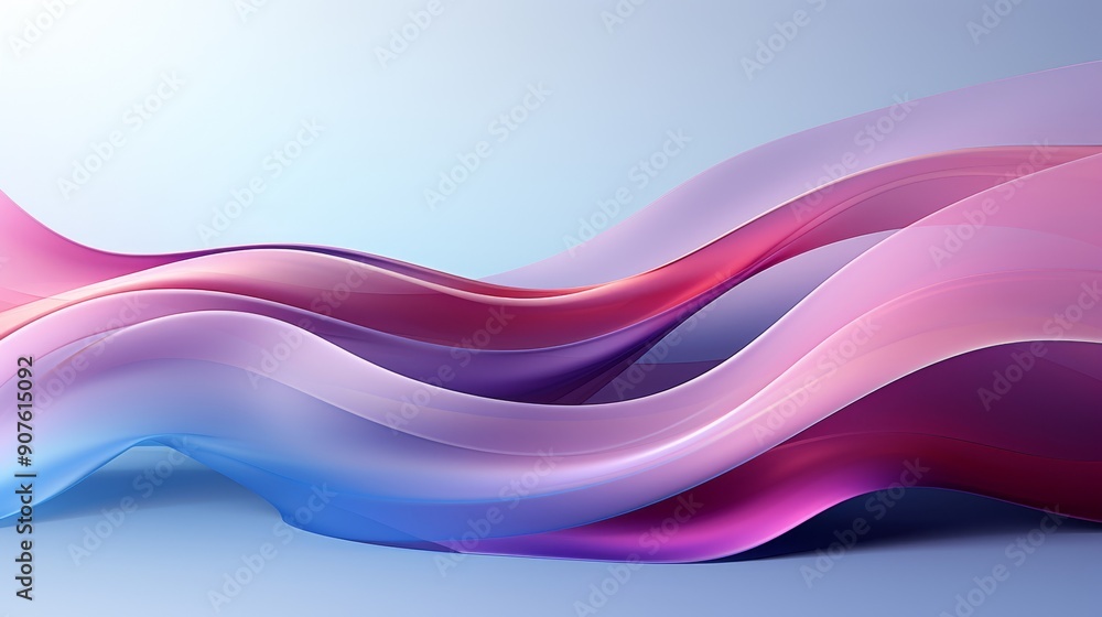 Fototapeta premium Flowing Colorful Wave Abstract.