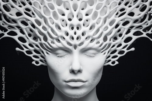 Obraz na płótnie Phrenology head
