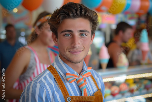 Soda jerk - soda seller