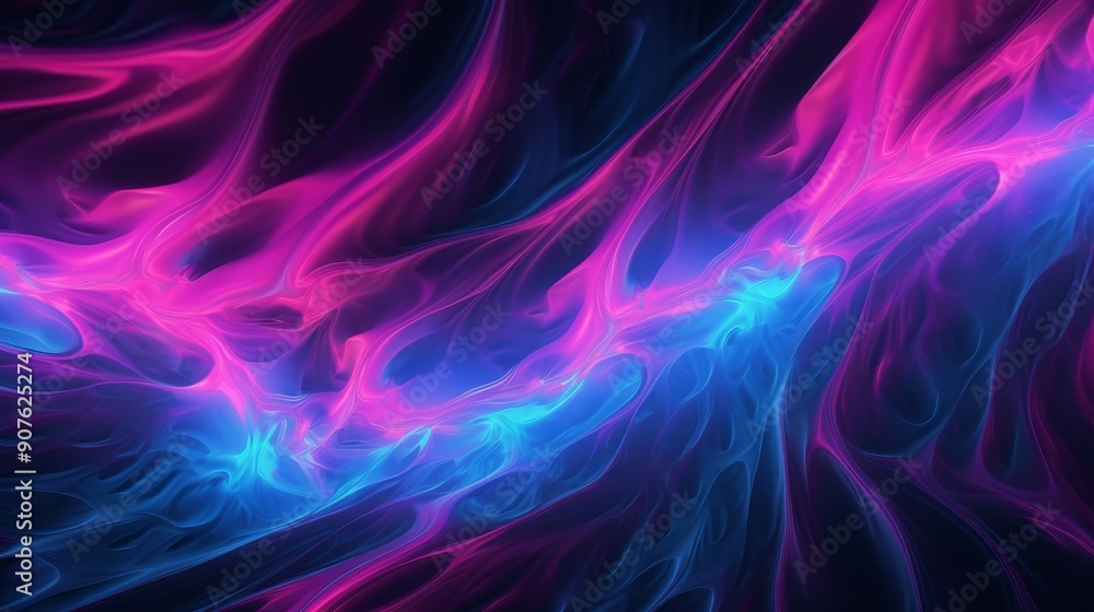 Futuristic Digital Landscape. Futuristic Digital Landscape.