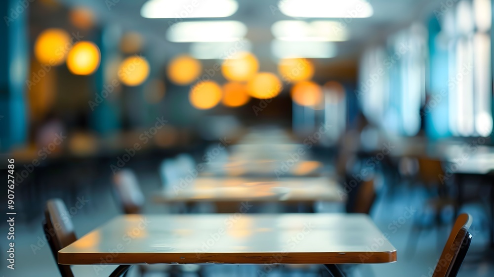 Blurred canteen background Blurred canteen background