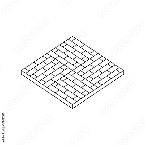 floor ceramic icon illustration