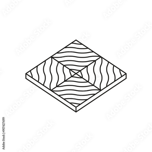 floor ceramic icon illustration