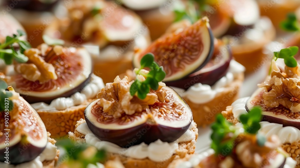 Gourmet Appetizers: Goat Cheese Fig Nut Delight with Sweet Onion Topping Gourmet Appetizers: Goat Cheese Fig Nut Delight with Sweet Onion Topping