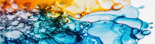 Wallpaper Mural A Close-up Shot Abstract Watercolor Silhouettes of Watercolor business silhouettes, vibrant overlapping hues Torontodigital.ca