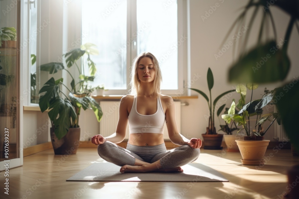 Yoga practicing exercise clothing. Yoga practicing exercise clothing.