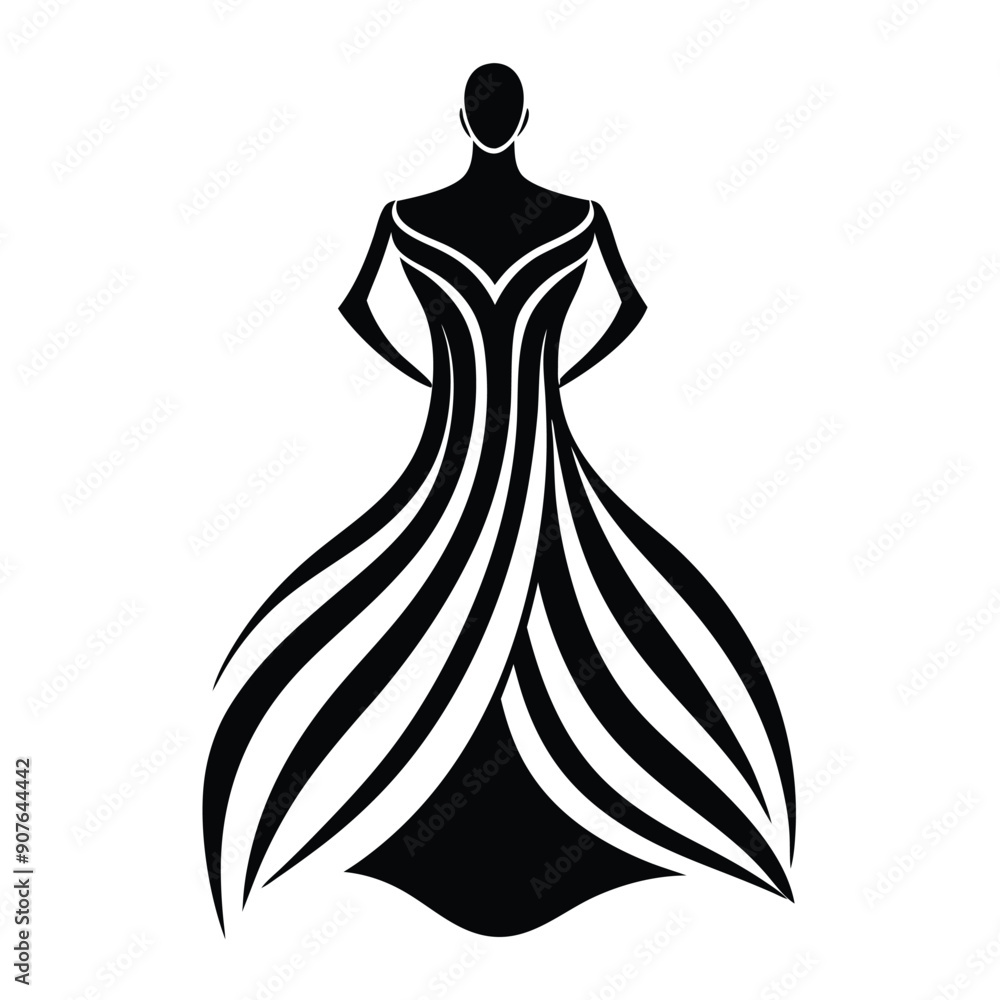 Women fashion gradient fabric pattern Women fashion gradient fabric pattern