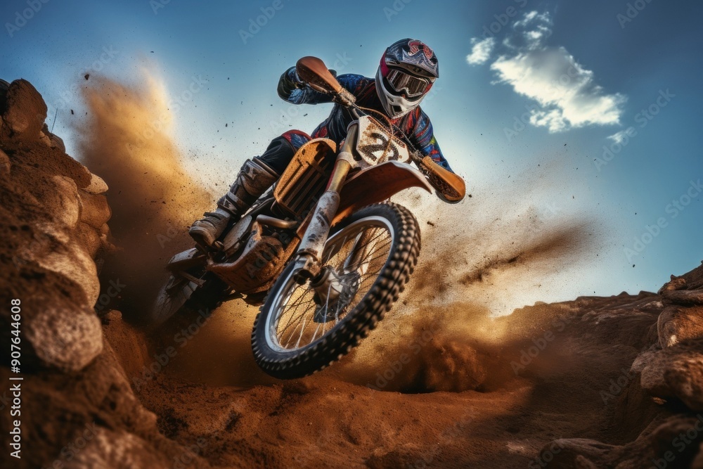 Motorcycle motocross vehicle helmet. Motorcycle motocross vehicle helmet.