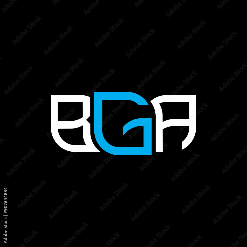 BGA logo design, BGA simple and modern logo. BGA luxurious alphabet design BGA logo design, BGA simple and modern logo. BGA luxurious alphabet design