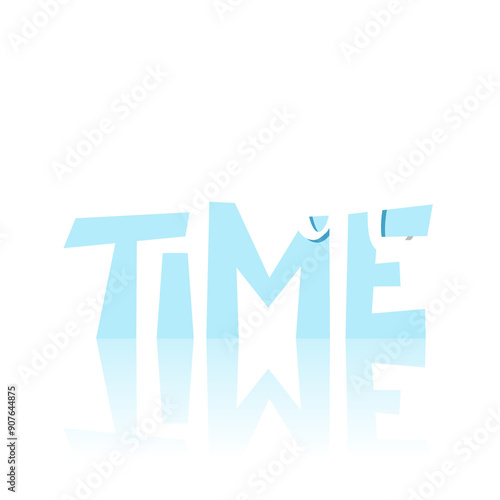 Free Download Winter Time Typography Design with Bold and Cursive Letters on Transparent Background - GFXLoad