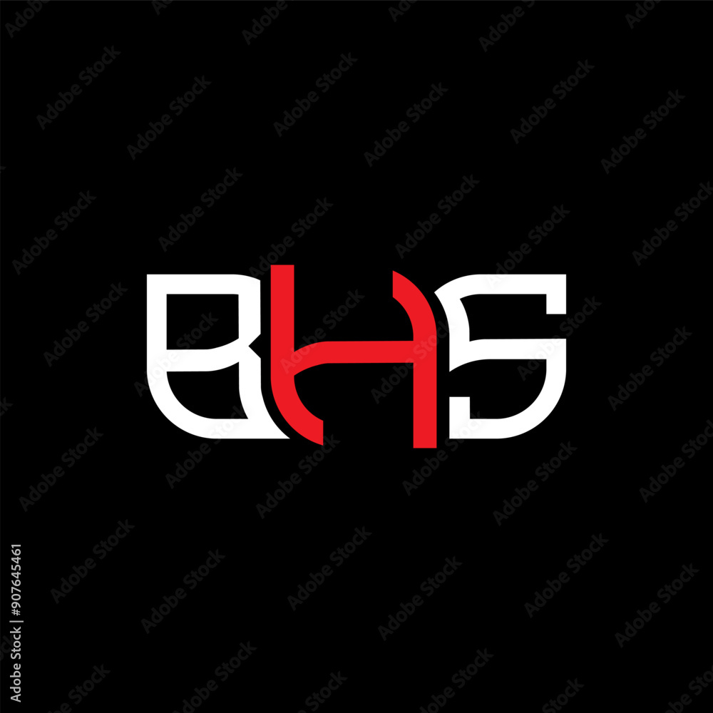 BHS logo design, BHS simple and modern logo. BHS luxurious alphabet design BHS logo design, BHS simple and modern logo. BHS luxurious alphabet design