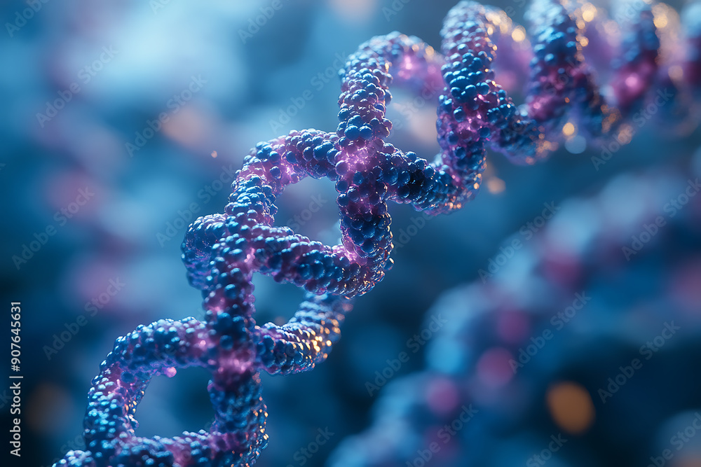 A close-up of a vibrant, colorful DNA helix structure, showcasing intricate molecular details against a dark, blurred background
A close-up of a vibrant, colorful DNA helix structure, showcasing intricate molecular details against a dark, blurred background