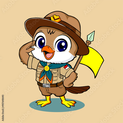 MASKOT BURUNG PRAMUKA 7.eps