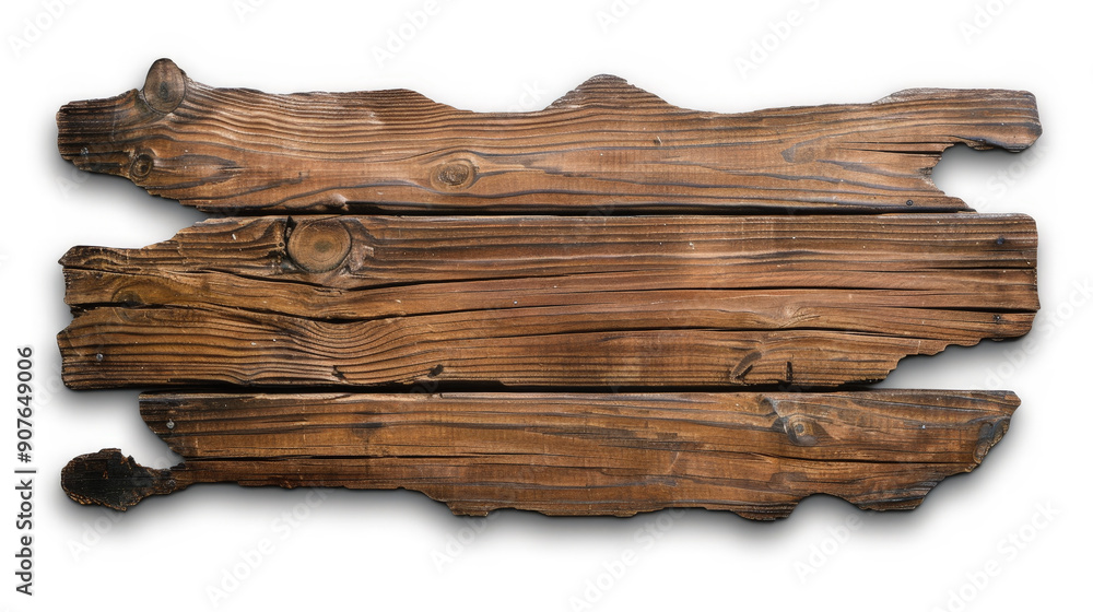 rough wooden plank cut out, isolated on white rough wooden plank cut out, isolated on white