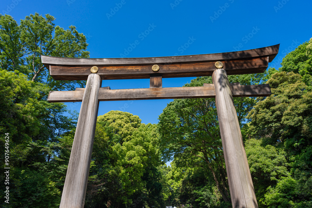明治神宮第二鳥居 明治神宮第二鳥居