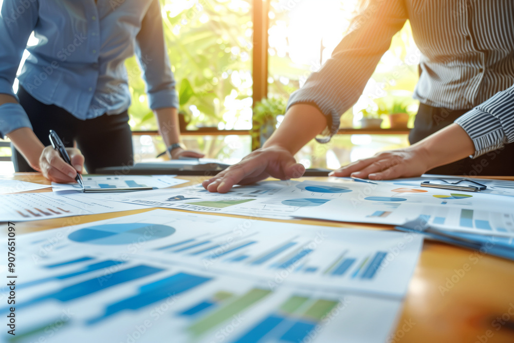 Business Professionals Analyzing Data Business Professionals Analyzing Data
