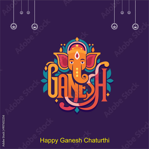 Happy Ganesh Chaturthi Translation: Ganesh Chaturthi means Ganesh Festival