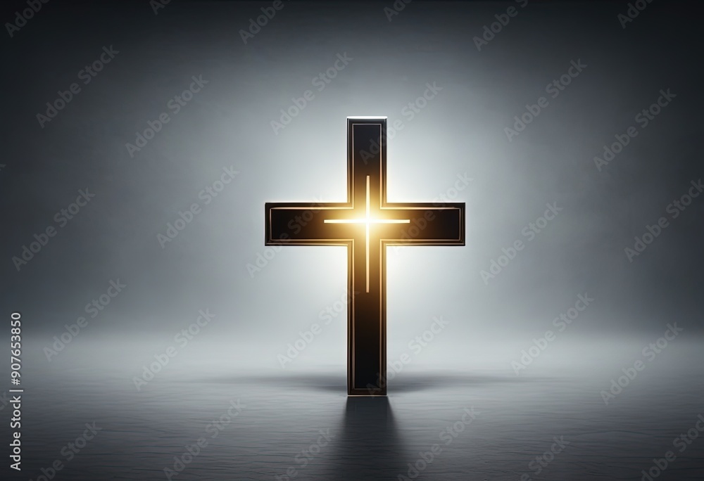 Christian Cross on isolated background Christian Cross on isolated background