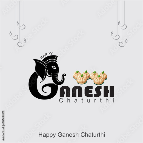 Happy Ganesh Chaturthi Translation: Ganesh Chaturthi means Ganesh Festival