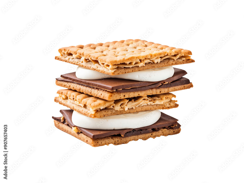 S'mores Biscuit Isolated on Transparent Background
S'mores Biscuit Isolated on Transparent Background