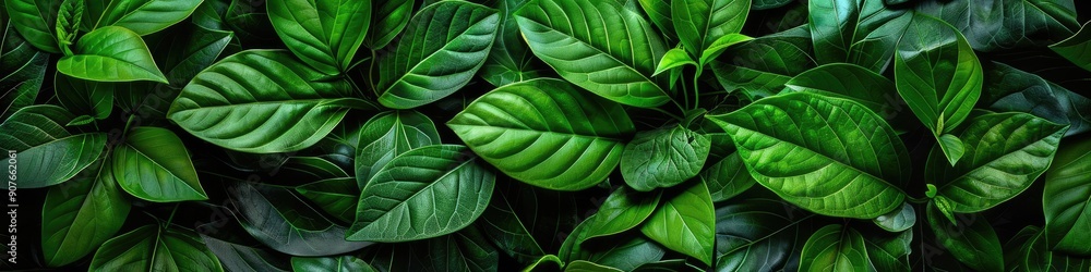 background of green leaves top view. Selective focus background of green leaves top view. Selective focus
