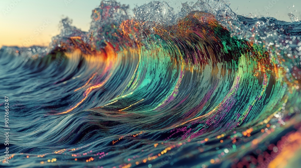Waves of financial streams in an ocean digital stock market | Unstable stock market, forex conditions Waves of financial streams in an ocean digital stock market | Unstable stock market, forex conditions