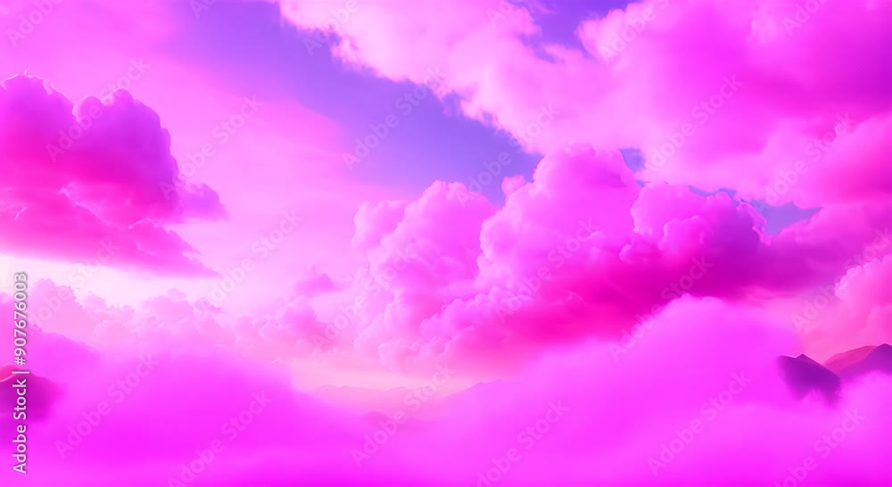 Magical pink pastel clouds moving in the wind Sunset colorful landscape Abstract pink clouds close up video footage Fantasy sunrise sunlight design 4k animation Magical pink pastel clouds moving in the wind Sunset colorful landscape Abstract pink clouds close up video footage Fantasy sunrise sunlight design 4k animation