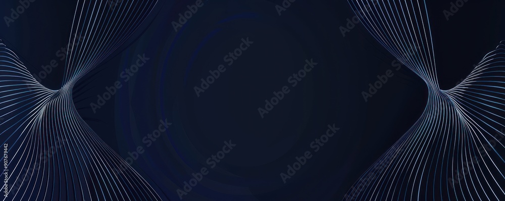 Abstract Digital Art with Swirling Lines Abstract Digital Art with Swirling Lines