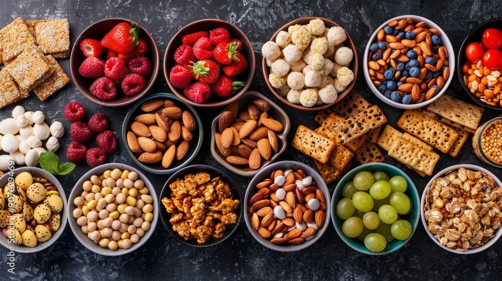 Healthy Snack Variety. Healthy Snack Variety.