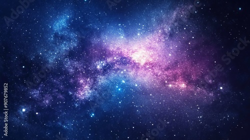 Wallpaper Mural Colorful and vibrant night sky filled with stars Torontodigital.ca