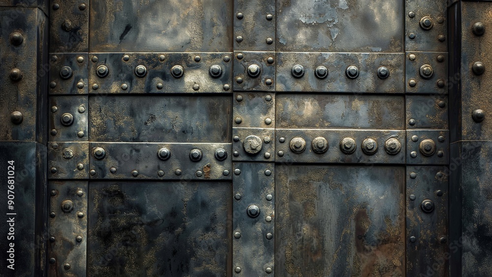 Background texture of old iron door Background texture of old iron door