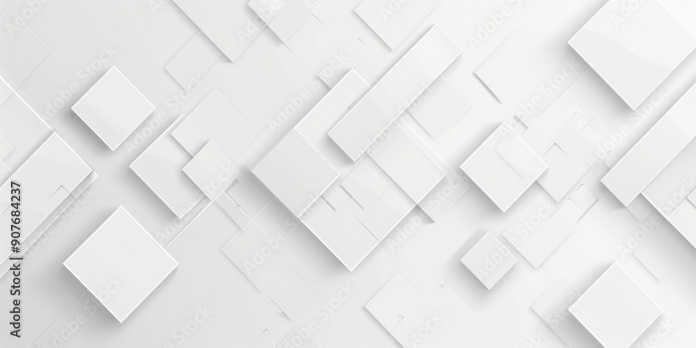 Abstract White Geometric Background Abstract White Geometric Background