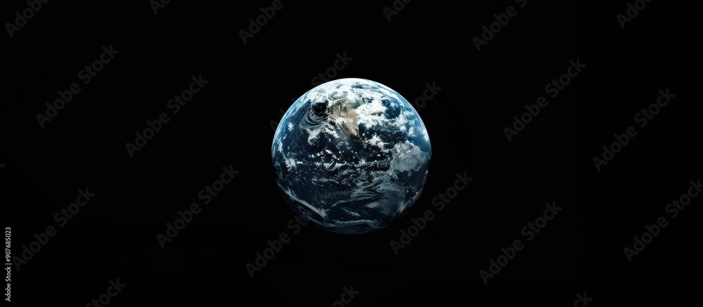 Earth from Space - A Blue Marble in the Vastness Earth from Space - A Blue Marble in the Vastness
