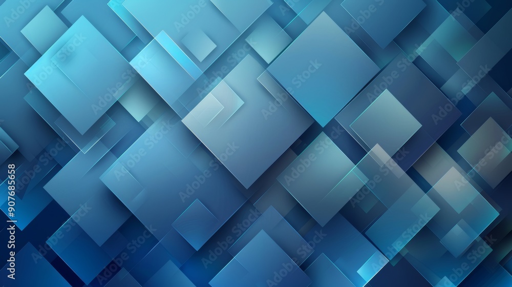 Blue gradient background with geometric square textures, vector illustration Blue gradient background with geometric square textures, vector illustration