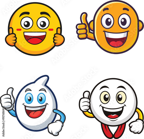 Ultimate Collection of Flat Emoticon Reactions