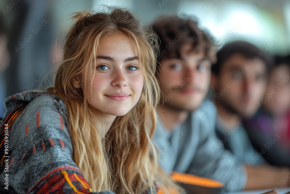 University students collaborating on a group project, teamwork, innovation, shared ideas. Generative AI University students collaborating on a group project, teamwork, innovation, shared ideas. Generative AI