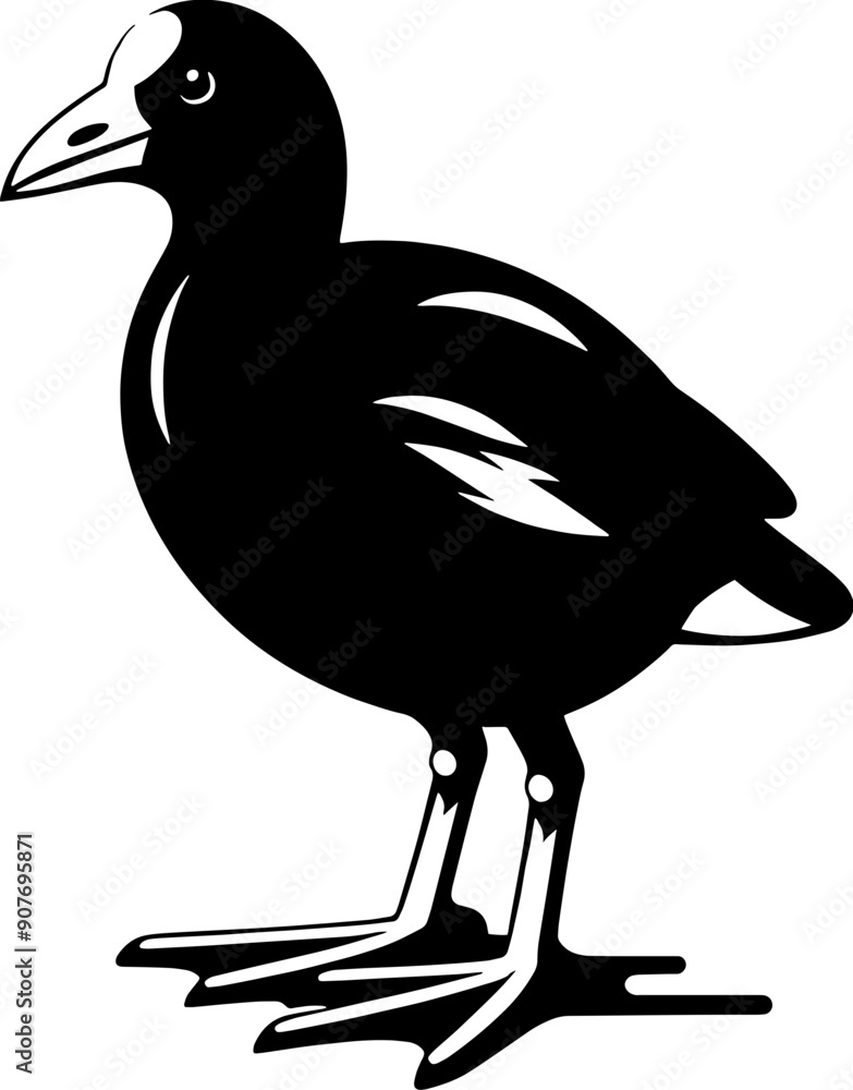 Obraz premium Purple Gallinule icon 9