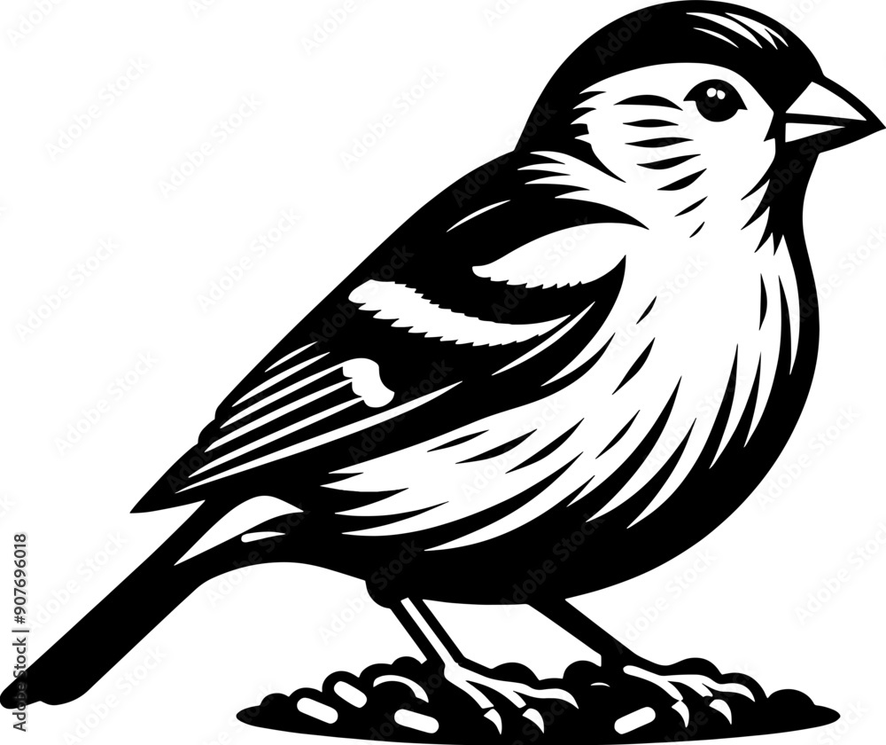 Obraz premium Purple Finch icon 1