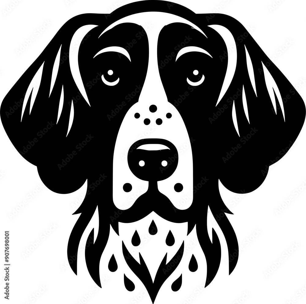 Fototapeta premium Pudelpointer icon 2