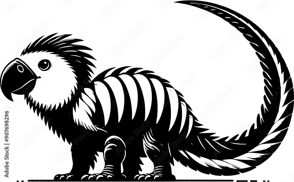 Obraz premium Psittacosaurus icon 6