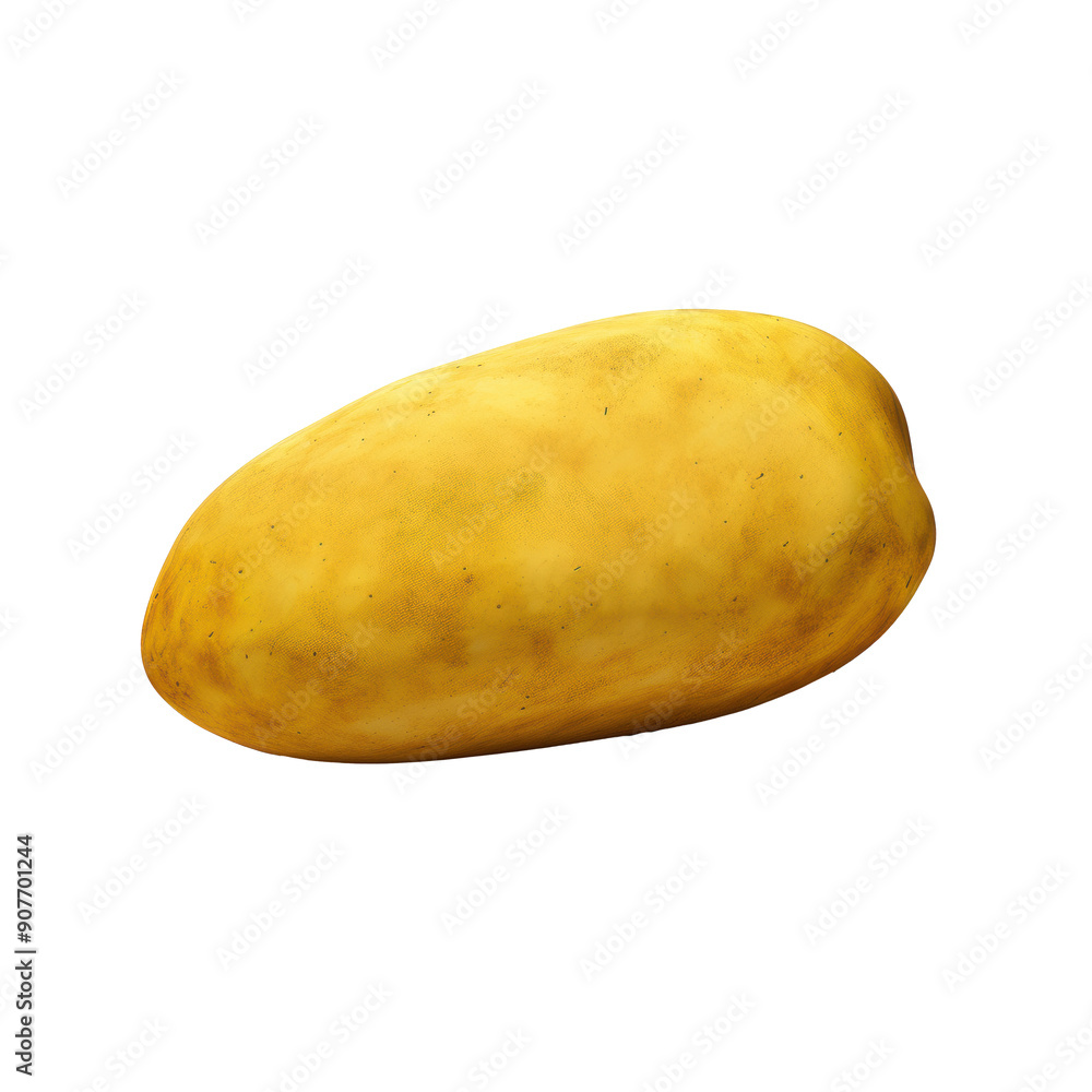 Realistic Potato on Transparent Background Realistic Potato on Transparent Background