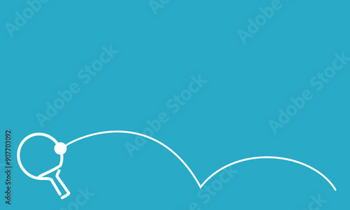 Cool editable vector background of table tennis or ping pong theme great for any graphic design media