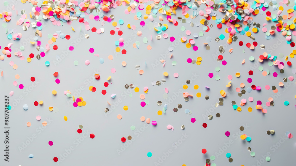 Colorful confetti is scattered across a light background, creating a lively, celebratory scene filled with dots of joy. Colorful confetti is scattered across a light background, creating a lively, celebratory scene filled with dots of joy.