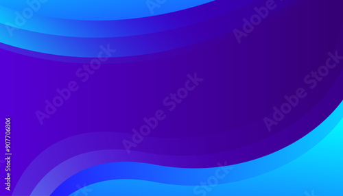 Abstract blue triangle background. Vector illustration