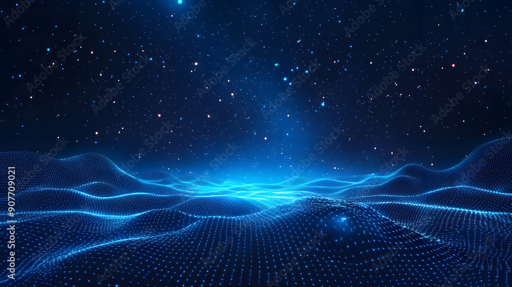 Blue technology background Blue technology background